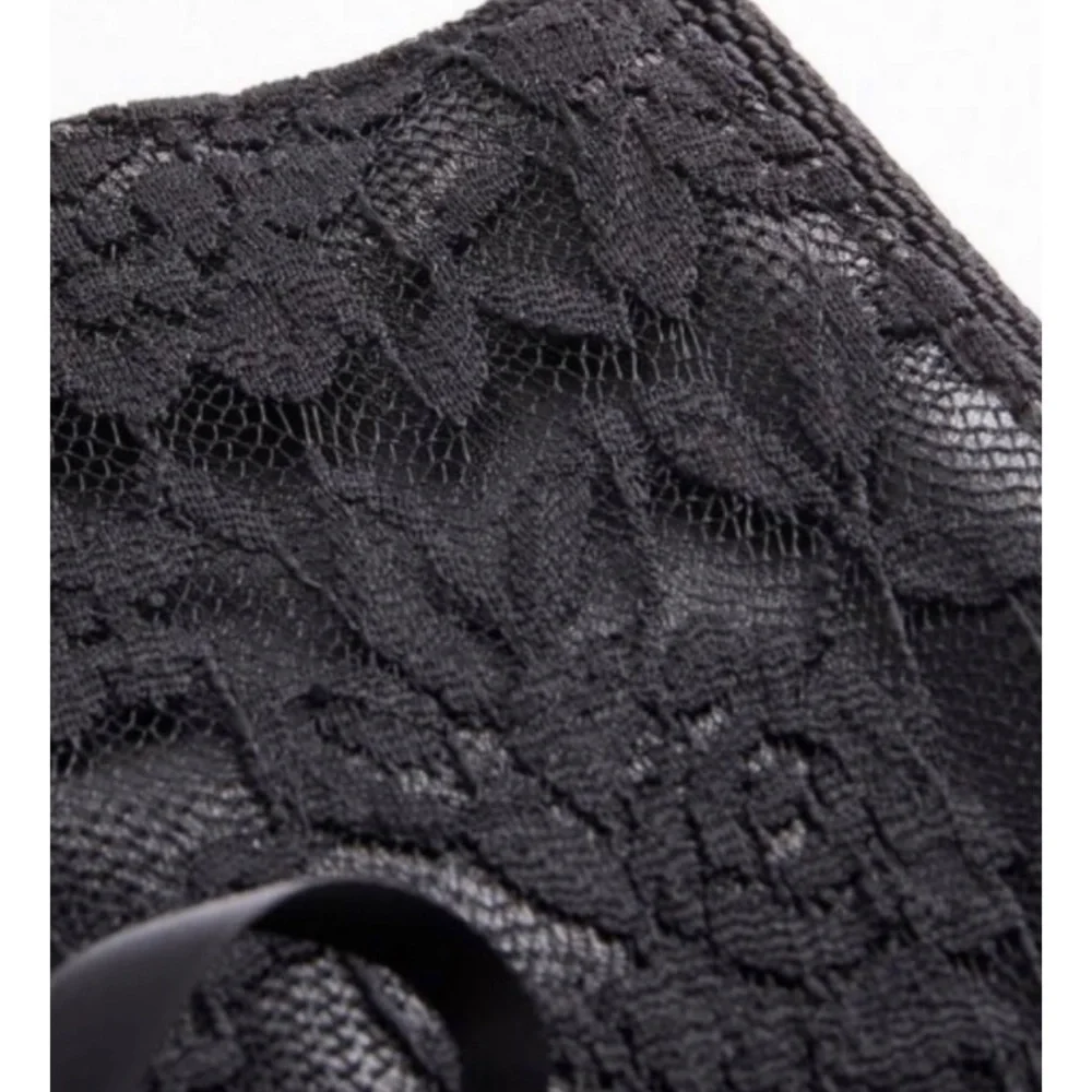 🆕 Black Lace Ribbon Corset Waist Stretch Belt 3 3X 22 24 NWT Torrid New! - Picture 5 of 6